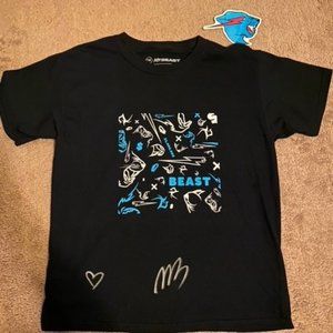 Mr Beast (RARE) Signed Shirt YOUTH MEDIUM